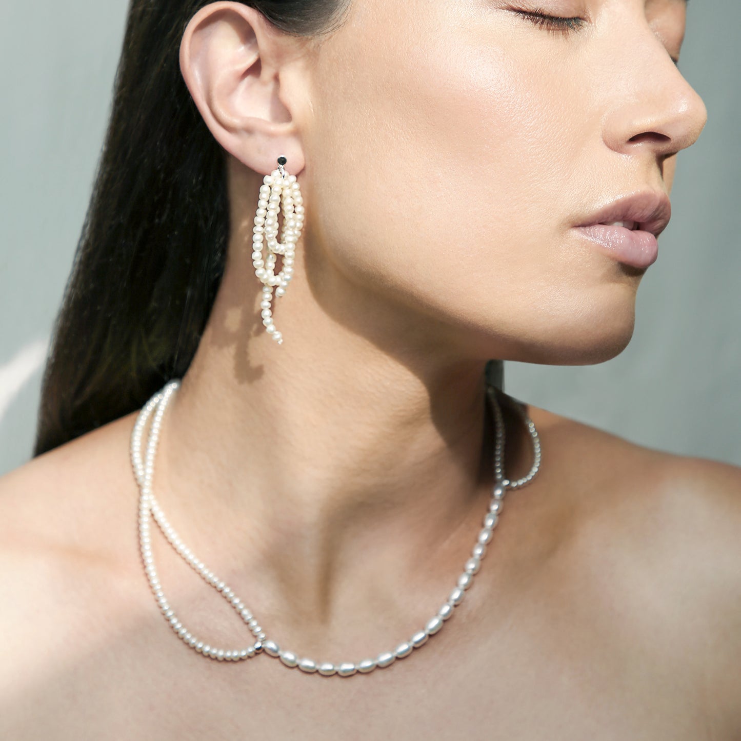 Infinity Freshwater Pearl Necklace