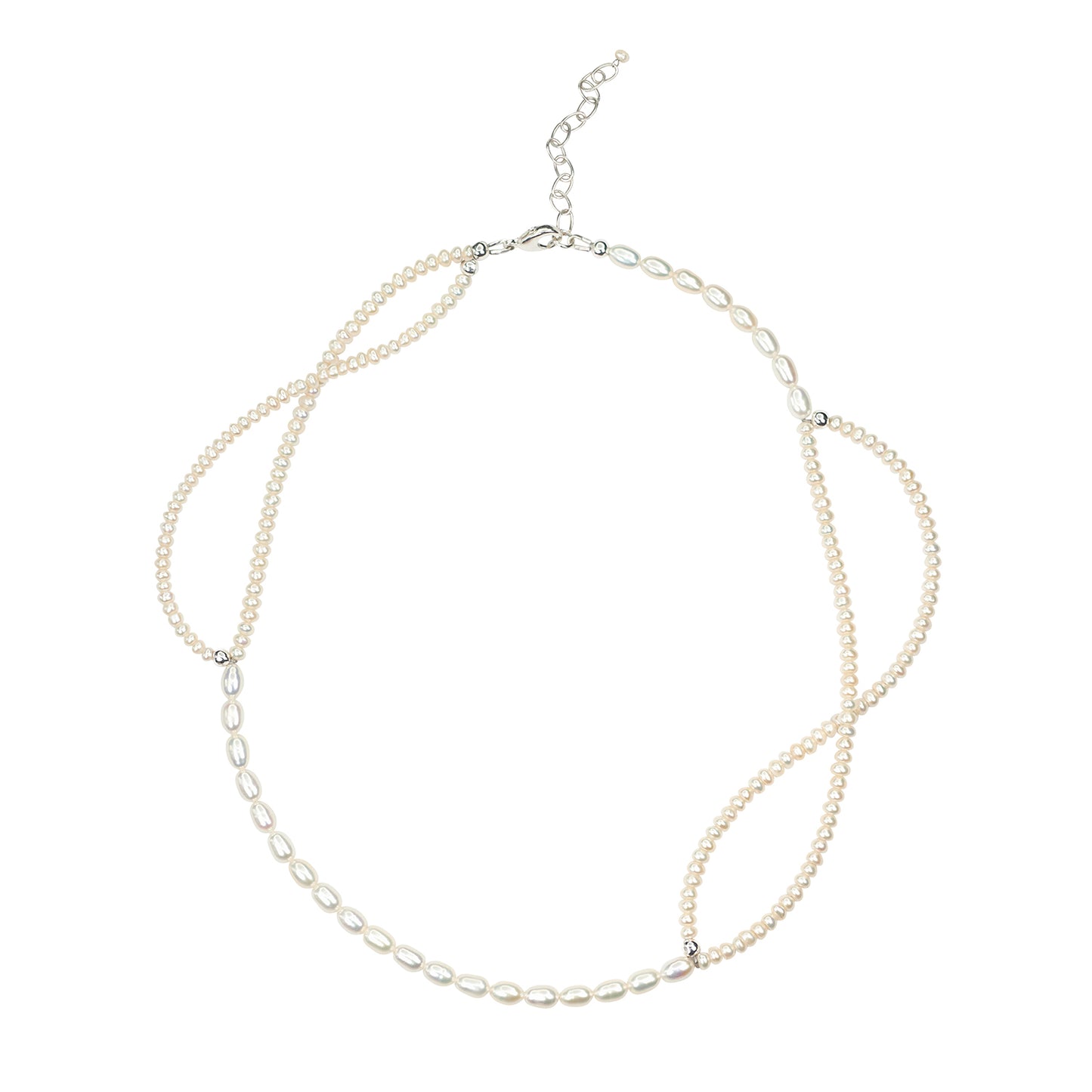 Infinity Freshwater Pearl Necklace