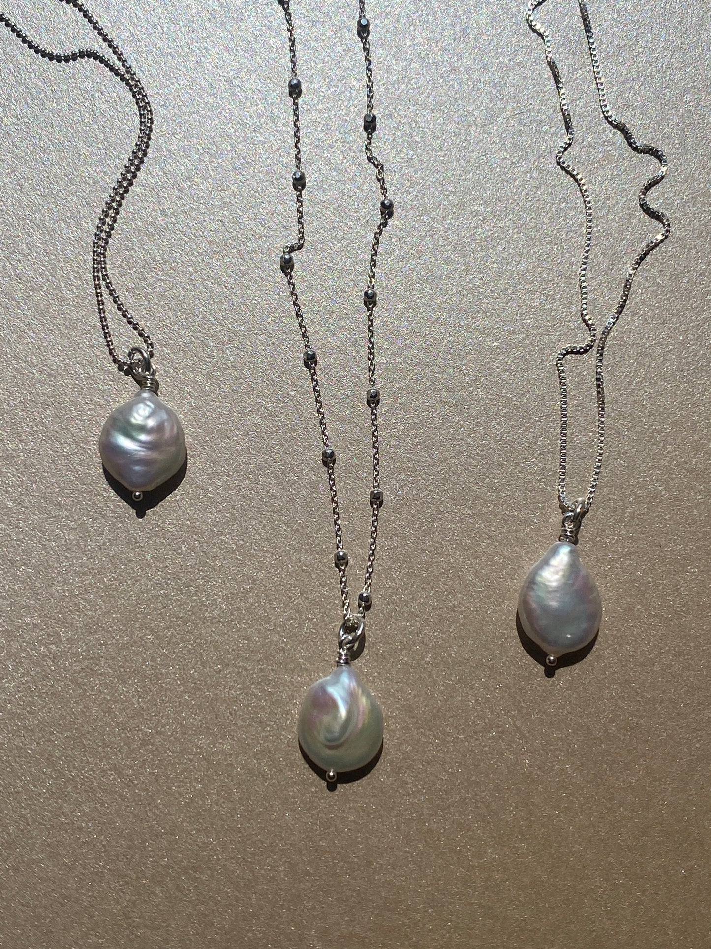 Pearl Petal pendant necklace