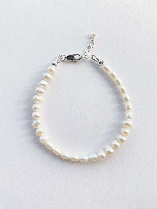 Rice and Nuggets Freshwater Pearl Bracelet