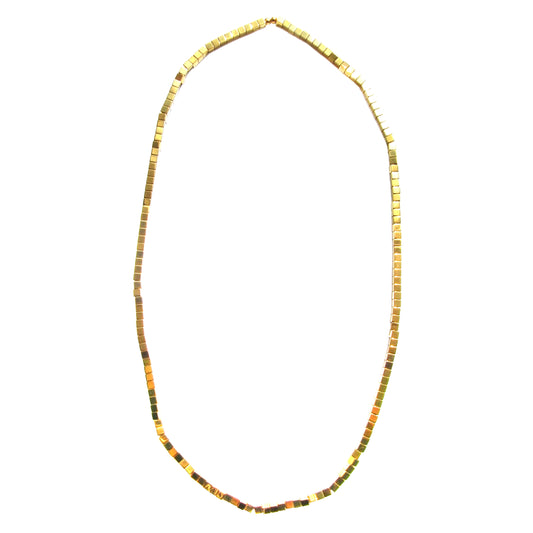 MAGNE single strand necklace - gold tone