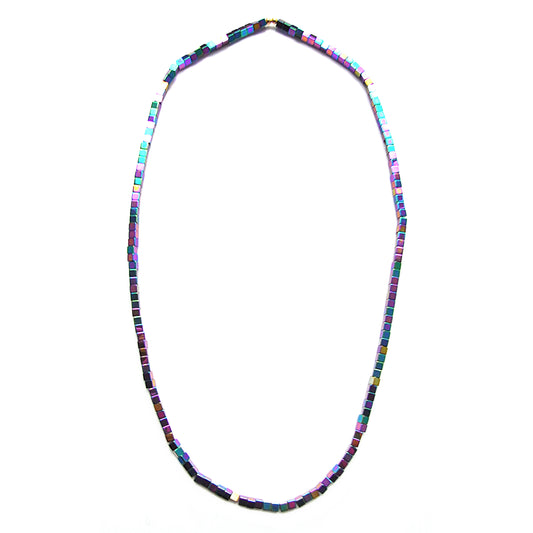 MAGNE single strand necklace - purple