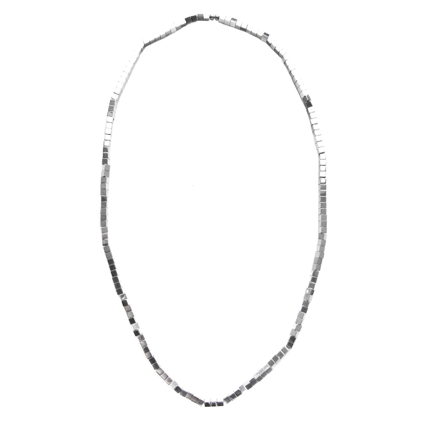 MAGNE single strand necklace - silver tone