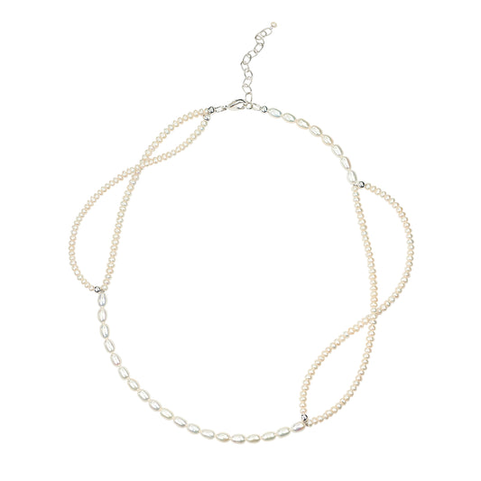 Infinity Freshwater Pearl Necklace