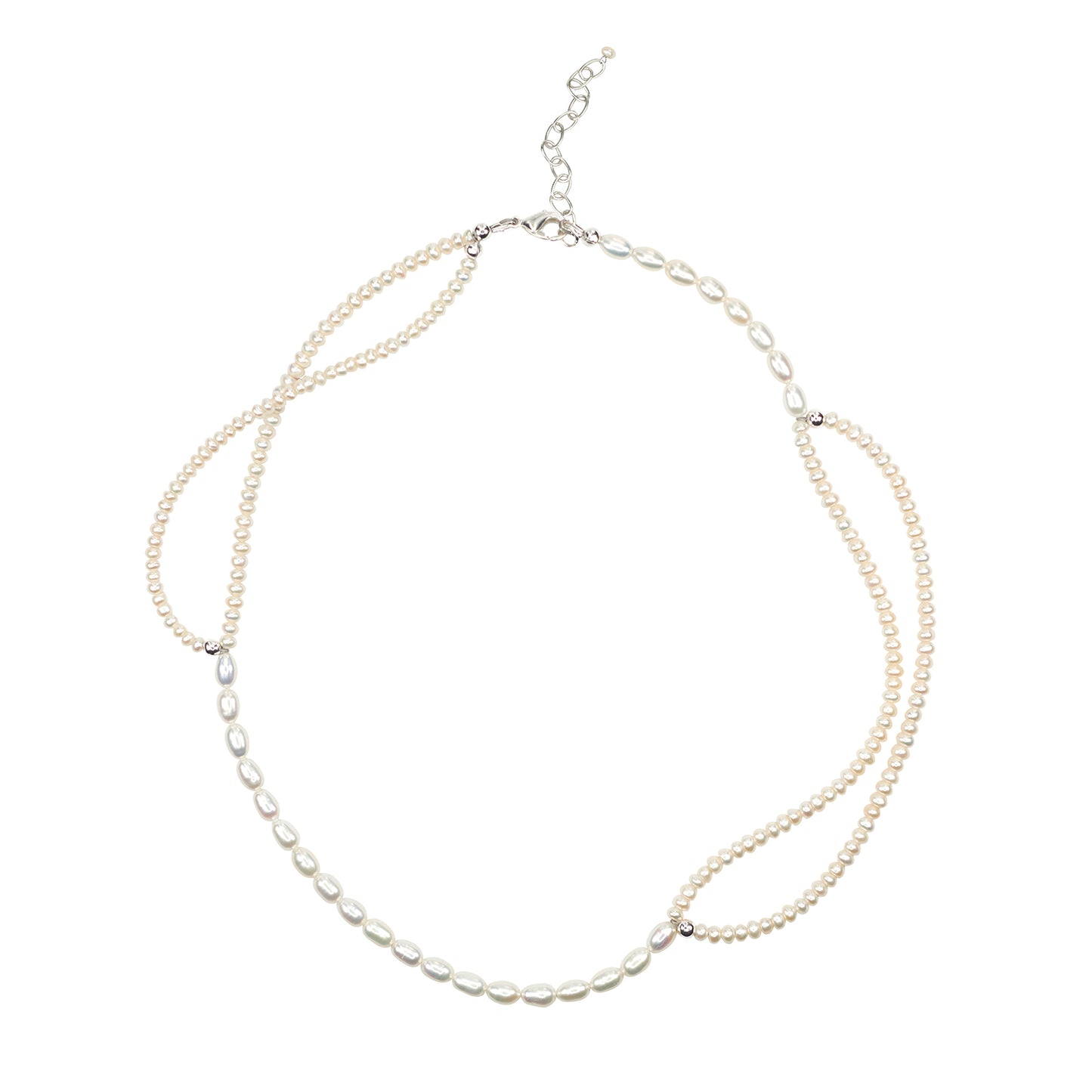 Infinity Freshwater Pearl Necklace